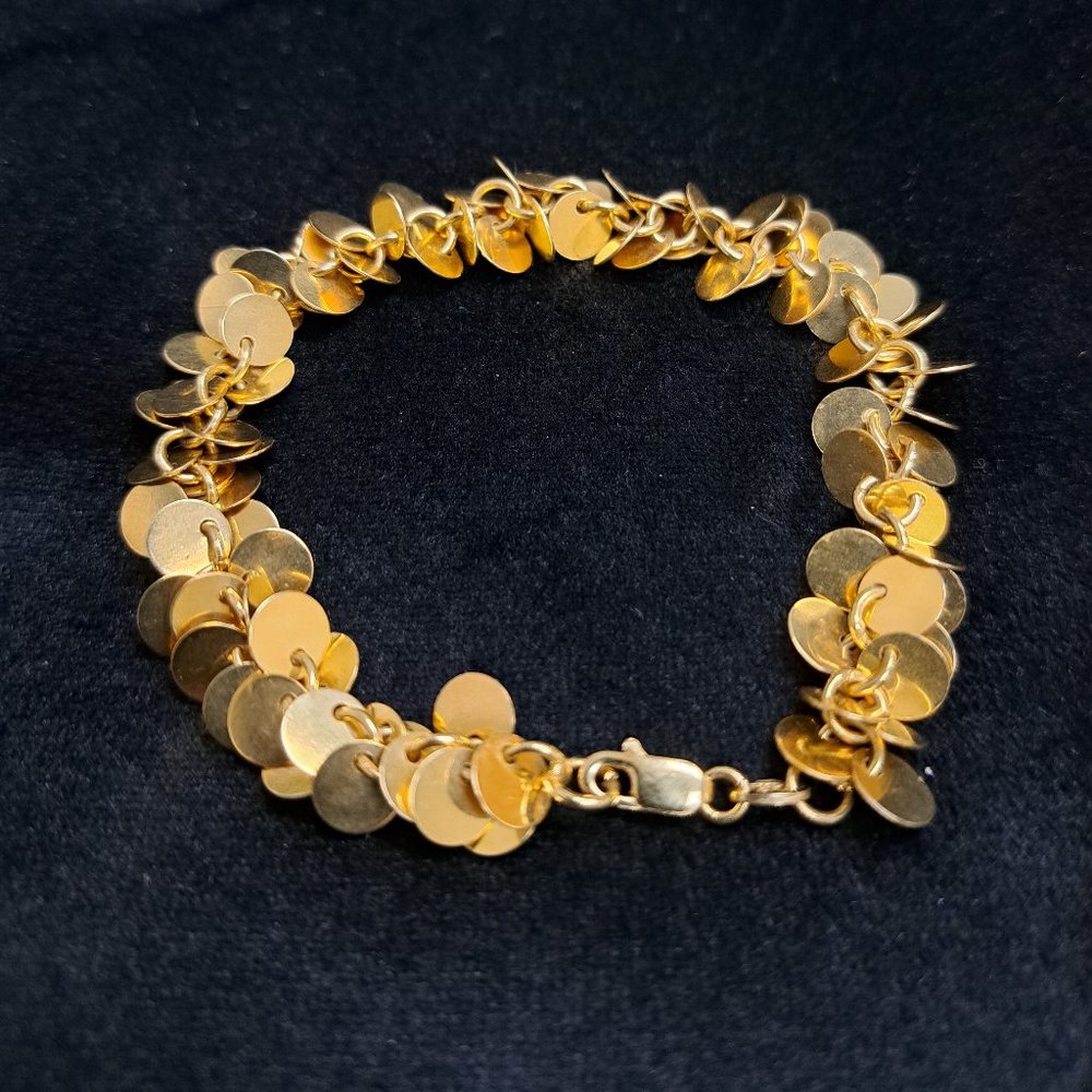 14KT Gold Cha Cha Chain Bracelet